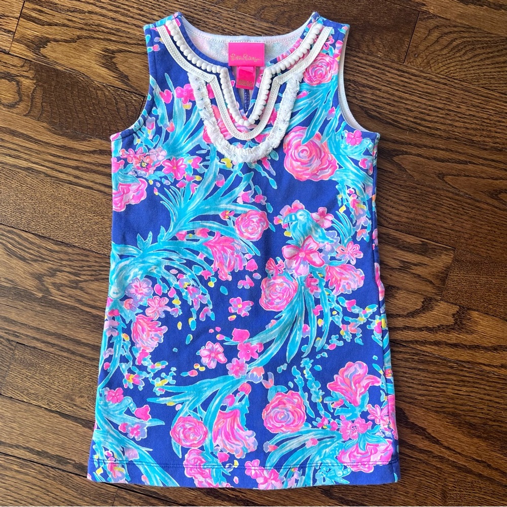 Lilly Pulitzer Girls Mini Harper Shift Dress Size 2-3